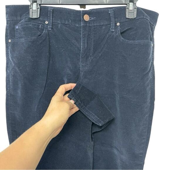 Gap 1969 Navy Blue Corduroy Legging Jean Size 32R - Picture 5 of 11